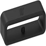 Nandos Store Passador Anel Borracha Para Pulseiras De Relógios Compatíveis Com 16mm 18mm 20mm 22mm Para Amazfit Samsung Hawei Garmin Nandos Store 20MM Preto 