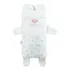 Naninha Agarradinho Hug Urso Made Of Magic Branco E Rosa