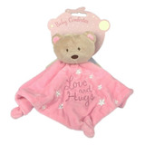 Naninha Bebê Infantil Ursinho Paninho Cheirinho Dormir Rosa
