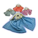 Naninha Bebê Macia Pelúcia Paninho De Dormir Porta Chupeta