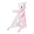 Naninha Paninho Prendedor De Chupeta Bebê Pimpolho Bichinhos Cor Rosa esquilo