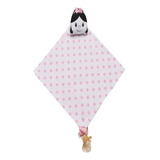 Naninha Para Bebê Bichinhos Com Porta Chupeta Menina Menino Cor Rosa Bonequinha