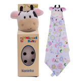 Naninha Para Bebe Bichinhos Com Porta Chupeta Pelúcia
