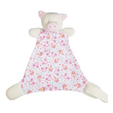 Naninha Para Bebê Cheirinho Porta Chupeta Porquinha Rosa