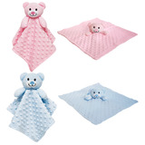 Naninha Para Bebê Menina Ursinho Algodão Doce Rosa azul Buba