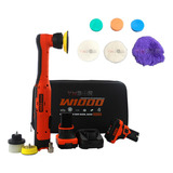 Nano Politriz Kers W1000 Dupla Ação 300w Kit Boinas W 1000 Cor Laranja 110v 220v