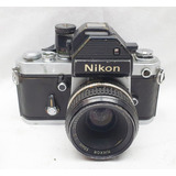 Nao Dispara Camera Nikon F F2 Com Lente Leia Descrição