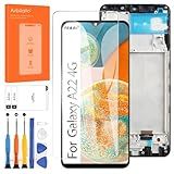 Não Original Tela Para Samsung Galaxy A22 4G Substituição De Tela Para Samsung A22 4G Tela LCD SM A225F SM A225M Touch Display Digitizer Assembly Repair Parts Preto Com Moldura 