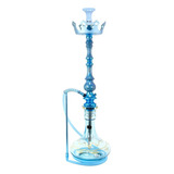 Narguile Amazon Kaiser Azul Rosh Seven Prato Coroa