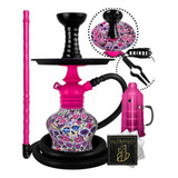 Narguile Caveira Mexicana Mini Monster Rosa Barato Fogareiro