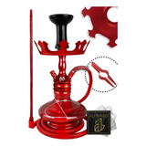 Narguile Completo Vaso Piteira Mangueira Prato Rosh Barato