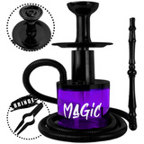 Narguile Magic Hookah Acrilico Pequeno Completo Prato Barato