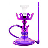 Narguile Pequeno Triton Zip Prato Coroa Mangueira Silicone