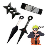 Naruto Kit Ninja Bandana Kunai Shuriken