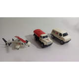 Nasa 3 Miniaturas Tonka 1988 Caminhões E Helicóptero
