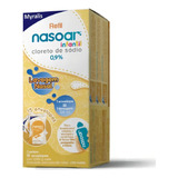 Nasoar Infantil Solução P Lavagem Nasal Refil 15 Envelopes Cor Água