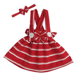 Natal Saia Jardineira Infantil