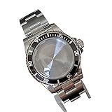 NATEFEMIN 100 M à Prova D água 39 5 Mm Pulseira De Relógio De Metal Bisel Caixa De Relógio De Substituição Peças Sobressalentes Para Acessórios De Movimento Japonês NH35 NH36 Preto