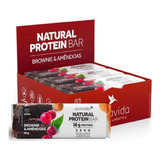 Natural Protein Bar Brownie E Amêndoas
