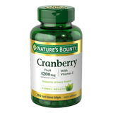Nature s Bounty Cranberry 4200mg Vitamina C  Saúde Urinária