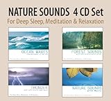 NATURE SOUNDS 4 CD Set   Ocean Waves  Forest Sounds  Thunder  Nature Sounds With Music For Deep Sleep  Meditation    Relaxation