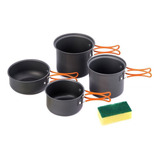Naturehike Nh15t401 g Conjunto 4 Panelas Para Camping