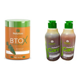 Natureza Cosméticos Btx Cenoura Kit Melado De Cana 300ml