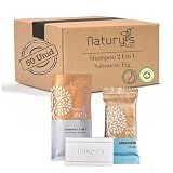 Naturys Kit De Banho 50 Shampoo 2x1 15ml E 50 Sabonete 15g Ecológico Vegano Hotel Motel Pousada Spa Woody