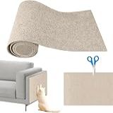 NATUYA Tapete Arranhador Para Gatos  100 X 40 Cm  Substituição De Tapete De Gato Para Prateleiras De árvores  Protetor Autoadesivo Para Sofá De Gato  Fácil De Usar Para Móveis De Parede De Gatos E