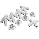 Nautika Kit De Conexões Para Gazebo Estrutura De Jardim Em Metal Estilo Jardim
