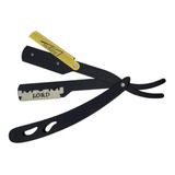 Navalha Navalhete Profissional Preto Clip Dourado