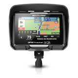 Navegador Gps Para Moto Multilaser Lcd 4 3 Tracker Gp040 Cor Preto