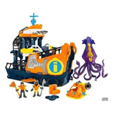 Navio Comando Do Mar Imaginext Fisher price Polvo Mattel