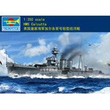 Navio De Batalha Hms Calcutta Trumpeter 05362 Em Escala 1 35