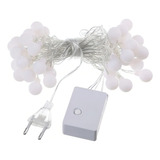 Nb Casa Cordao Pisca Led 40 Bolinhas Branco Quente Cor Das Luzes Branco quente 110v 220v