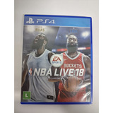 Nba Live 18 Ps4 Mídia Física Em Bom Estado Original