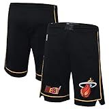 NBA Youth 8 20 Official 2021 22 City Edition Swingman Performance Shorts Miami Heat Preto 18 20