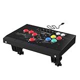 Nbcp Arcade Fight Stick - Arcade Fighting Joystick -street Fighter Games Controler With Turbo For Ps3, Nintendo Switch, Pc Windows (7/8/10/11), Android Tv Box,raspberry Pi,neogeo Mini
