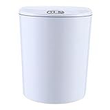 NC Lixeira Automática Mini Lixeira De 5L Com Sensor De Movimento Recipiente Inteligente Branco