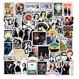 Nc - Pacote Com 50 Adesivos The X-files | Clássico Suspense Série De Tv Sci-fi Vinil Impermeável Adesivos Para Crianças Adolescentes Adultos Computador Celular Laptop Skate Carro Para-choque