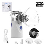 Nebulizador Inalador Usb Pilha Silencioso Portátil Bivolt Cor Aparelho De Inalação Silencioso 110v 220v