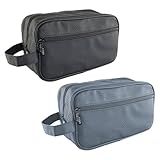Necessaire Alça Ziper Bolsa Organizador Estojo Objetos Frasqueira Impermeavel Multiuso Portatil Divisorias Design Elegante Para Armazenamento De Produtos De Beleza Cor Sortida