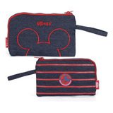 Necessaire Bolsa De Mão Mickey Porta Celular Criança Estojo