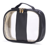 Nécessaire Bolsa Feminina Impermeável Estojo Grande Cor Preto