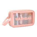 Necessaire Bolsa Transparente Feminina Grande Impermeável
