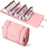 Necessaire De Maquiagem- Dobrável 4 Em 1 Multifuncional- Bolsa Cosméticos Organizador -Rosa-