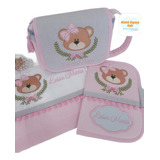 Necessaire Do Bebê Fralda De Boca E Capa Para Caderneta 2