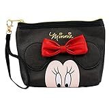 Necessaire Feminina Laço Rosto Minnie Mouse