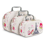Necessaire Feminina Maleta Caixa Organizadora Kit 3 Peça Dy2