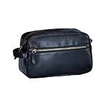 Necessaire Masculina De Couro PU Vintage Bolsa De Higiene Pessoal Impermeável Para Viagem Masculina Feminina